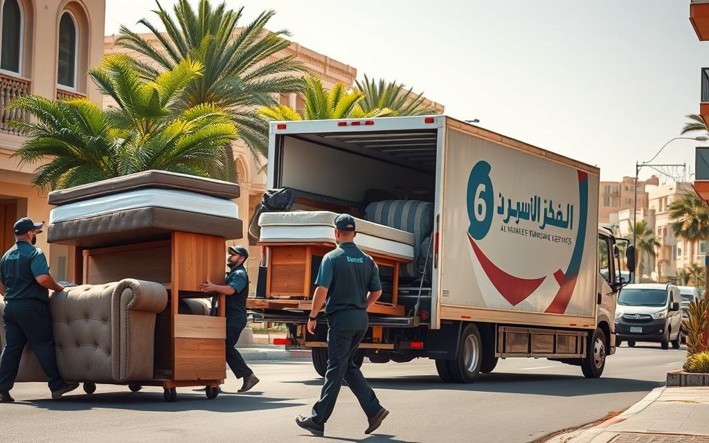 نقل عفش حي البساتين بجدة