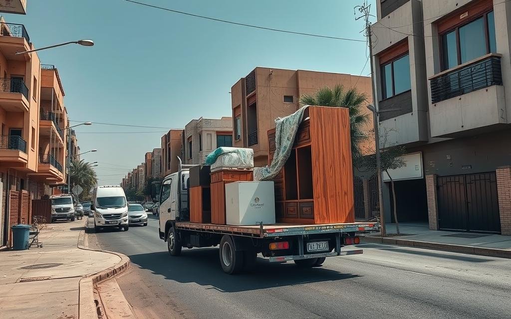 نقل عفش حي البساتين بجدة