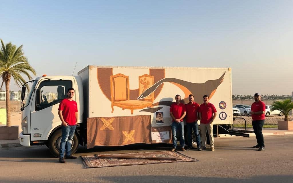 نقل عفش حي البساتين بجدة
