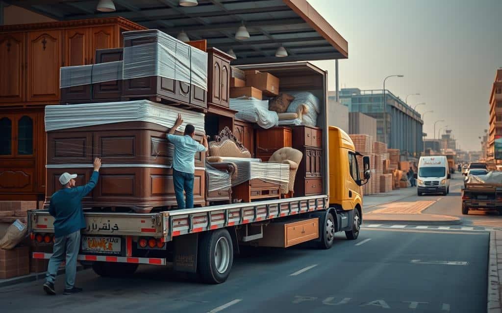 أفضل شركة نقل عفش حي مشرفة جدة | فك وتغليف مع الضمان