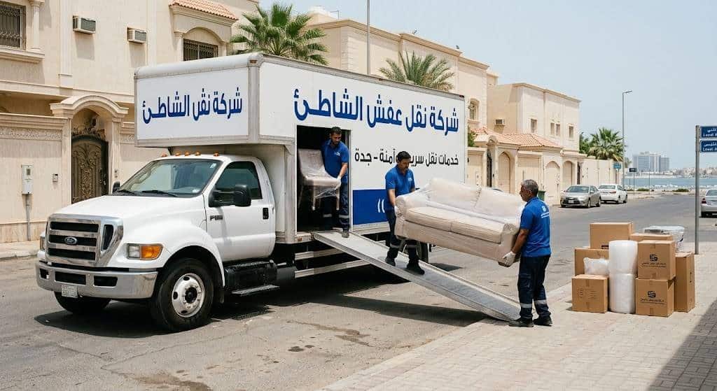 شركة نقل عفش في حي الشاطئ بجدة | خدمات نقل آمنة وسريعة ومضمونة