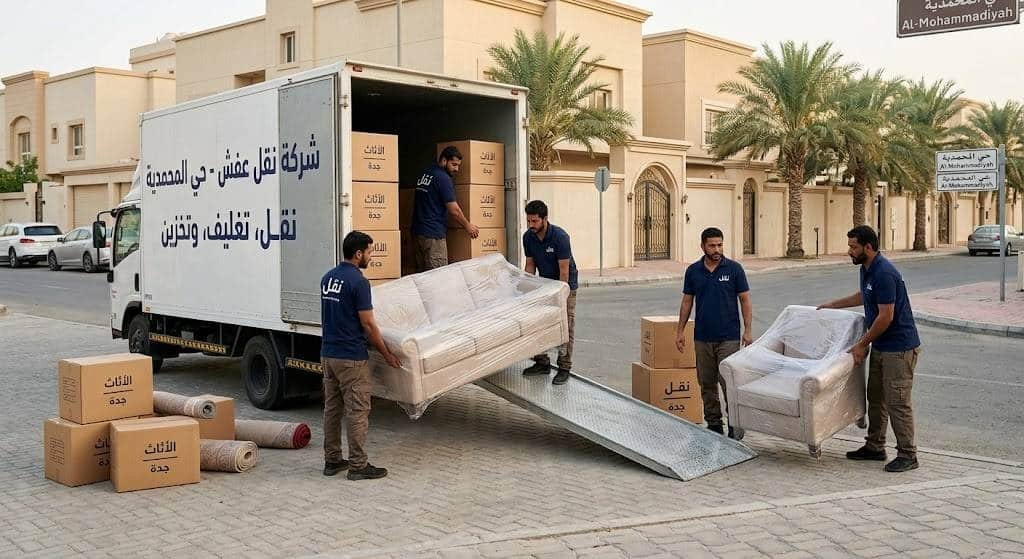 شركة نقل عفش في حي المحمدية بجدة | خدمات نقل آمنة وسريعة ومضمونة