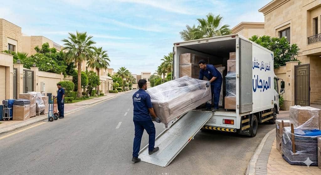 أفضل شركة نقل عفش في حي المرجان بجدة | خدمات نقل آمنة وسريعة ومضمونة