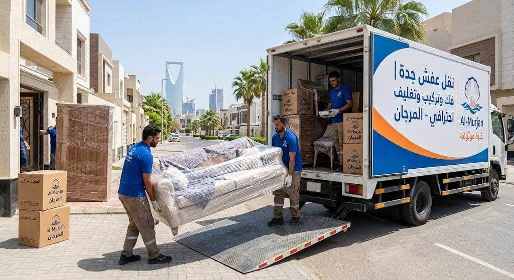 دليلك الشامل لخدمات نقل عفش جدة | فك وتركيب وتغليف احترافي - المرجان